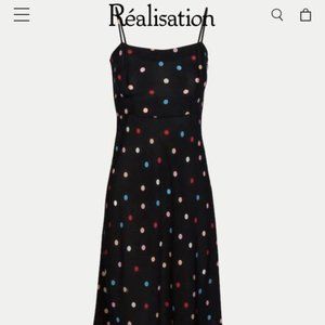 Realisation Amelia Dress in Postmodern Polka Dot Size Small
